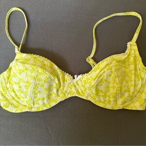 Bikini Coquette Floral Green/Yellow